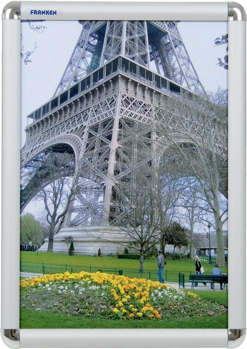 Immagine prodotto Franken Cornice per poster DIN A3, profilo di 25 mm cornice a scatto in alluminio anodizzato argento (A3)