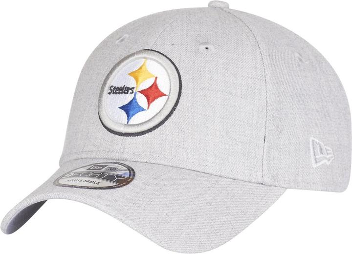 New Era 9Forty Cap - Pittsburgh Steelers heather grau (One Size)