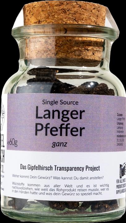 Produktbild Gipfelhirsch Langer Pfeffer, ganz (60 g)