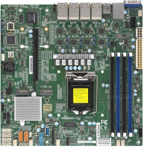 Produktbild Supermicro X11SCM-LN8F (LGA 1151, Intel C246, mATX)