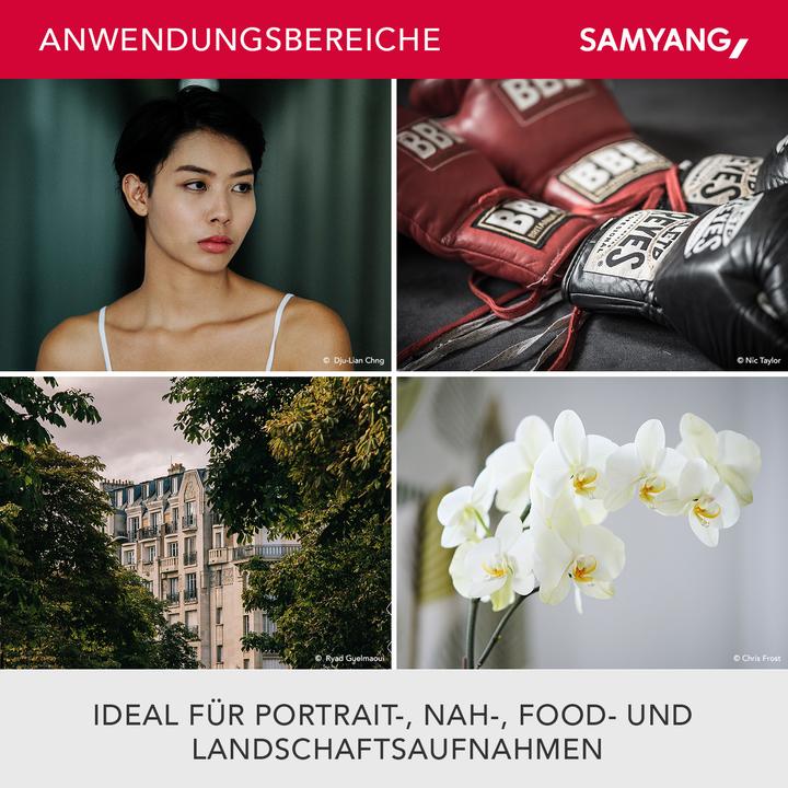 Produktbild Samyang 85mm f/1.8-22 MFT (Micro Four Thirds, APS-C / DX)