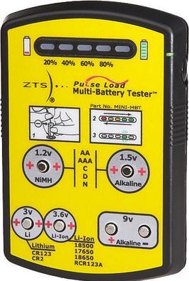 Actual product image ZTS inc. Battery tester, DC: 1.2... 9 V