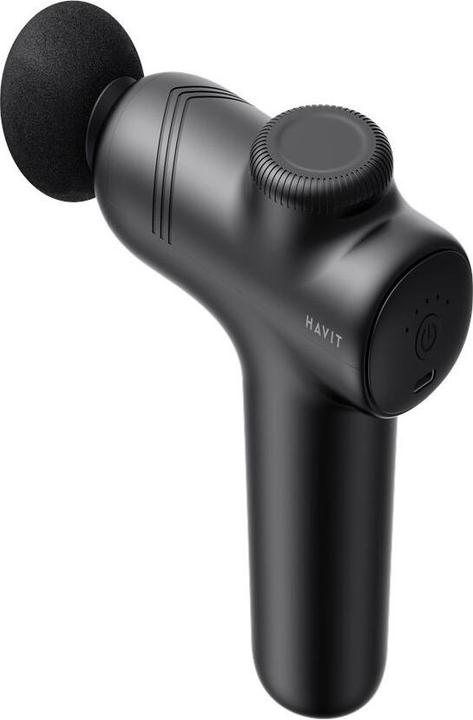 Immagine prodotto Havit - Mini Massage Gun (MG1508) - 7.4V, 15W, 3000RPM, 1500mAh - Black