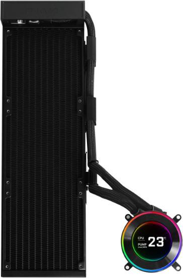Produktbild Lian-Li HYDROSHIFT II LCD-C 360N Fanless ARGB AiO Wasserkühlung - schwarz