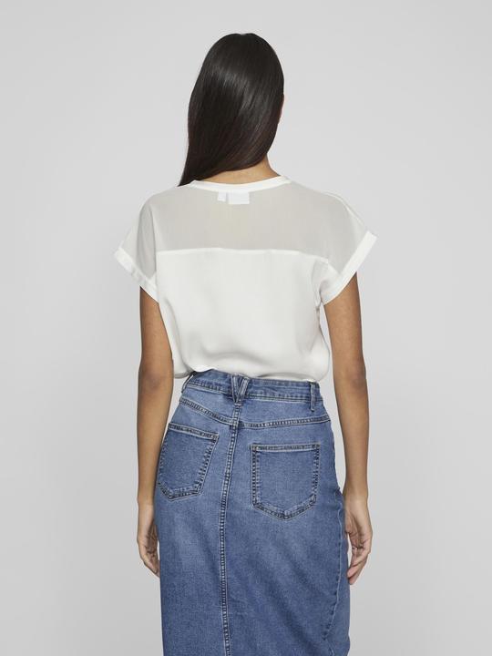 Actual product image Vila Mesh top with short sleeves (38)