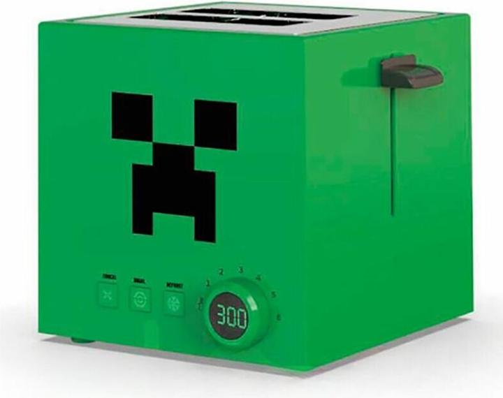 Image du produit Ukonic Ukon!c grille-pain Minecraft Creeper Square (Prise UE)