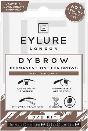 Image du produit Eylure Dybrow Dye Kit Mid Brown (Brun moyen)