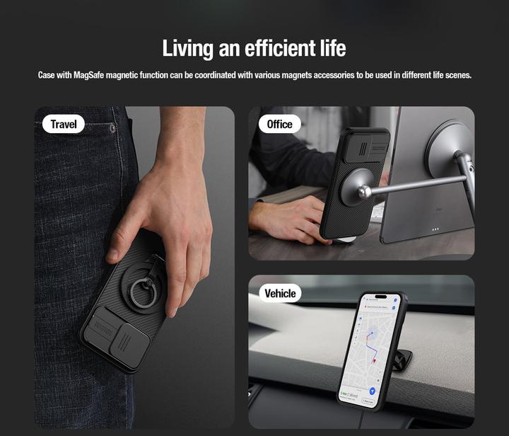 Produktbild Nillkin CamShield Pro MagSafe Series Hardcase Hülle (Apple iPhone 15 Pro)