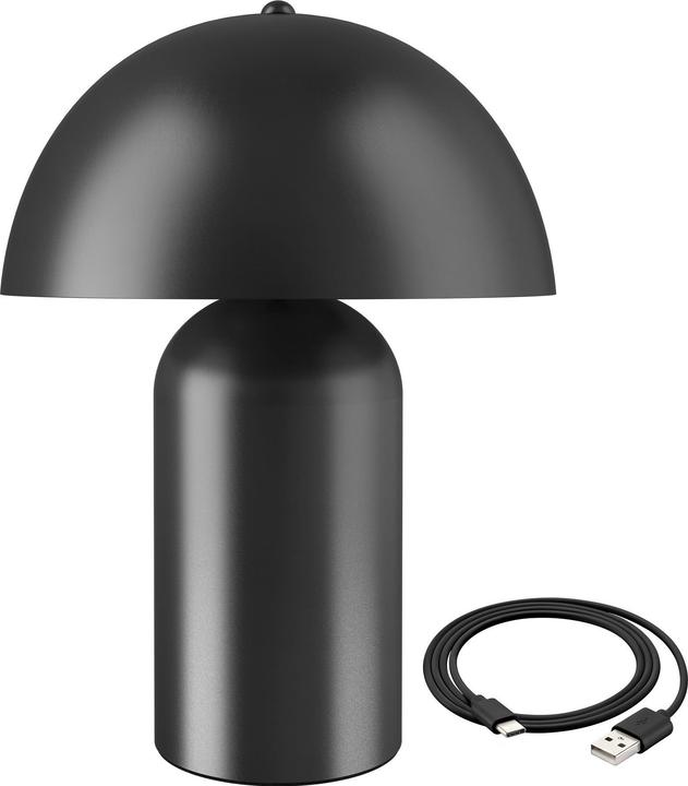 Actual product image tectake small retro table lamp Kade, dimmable, 40W