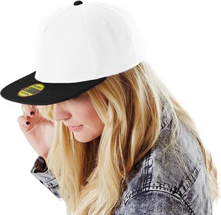 Actual product image Beechfield Baseball cap with flat peak (pack of 2) (One size)