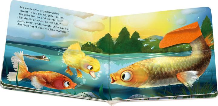 Actual product image Ravensburger My first read-aloud feel book: Are you a duck? (German)