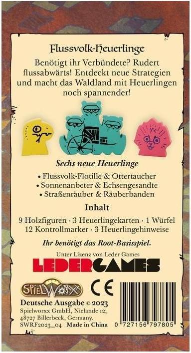 Produktbild Spielworxx SPWD0016 - Root - Flussvolk-Heuerlinge, für 1-4 Spieler, ab 10 Jahren (DE-Erweiterung) (Deutsch)