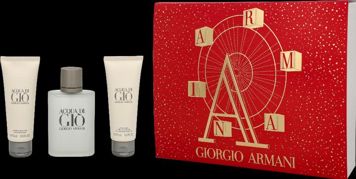 Immagine prodotto Giorgio Armani Acqua di Gio Homme Eau de Toilette 100ml+Gel doccia 75ml+Balm 75ml Set (Set profumo)