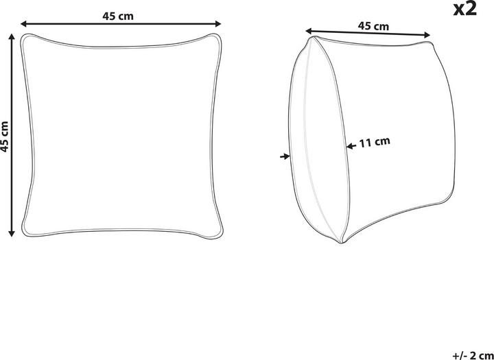 Actual product image Beliani Zamia (45 x 45 cm)