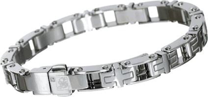 Immagine prodotto Simmons Jewelry Co. Bracciale in acciaio inossidabile L.A. 8 mm - DBG1050AST (Acciaio inossidabile)