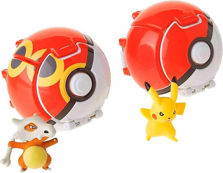 Produktbild Pokémon Wurfball-Set mit einem Pokeball Pikachu und Poke Ball