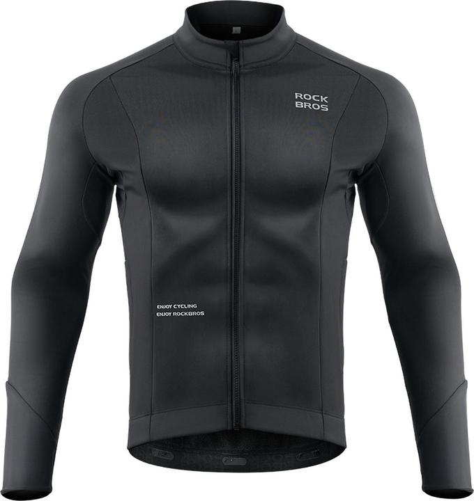 Image du produit Rockbros 15400002002 maillot cycliste à manches longues automne/hiver M - noir (M)