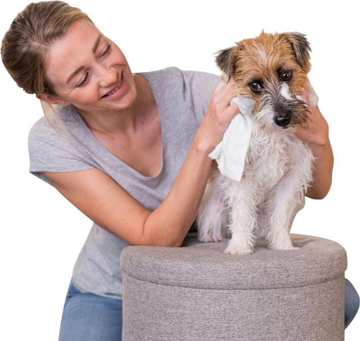 Produktbild Casativo Einweg Waschhandschuhe für Tiere, 5er-Set (Hund)
