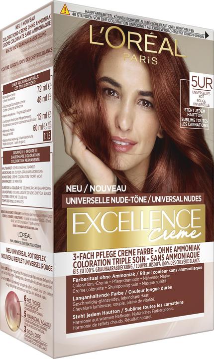 L'Oréal Paris Excellence Universal Nude (5U Universelles Rot)