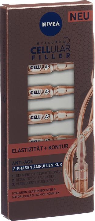 Produktbild NIVEA Cellular Filler Elastizität + Kontur 2-Phasen Ampullen Kur (8.40 ml)