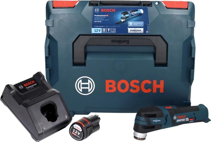 Actual product image Bosch Professional GOP 12V-28 Cordless Brushless Multi-Cutter with StarlockPlus + 1x Battery GBA 3.0