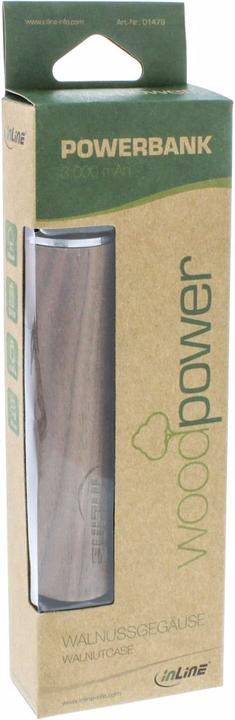 Produktbild InLine Woodpower (3000 mAh, 11.10 Wh)