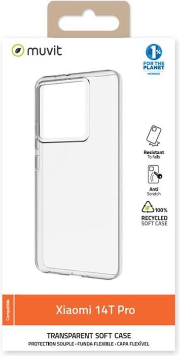 Actual product image Muvit Cover for Xiaomi 14T Pro Anti-scratch (Xiaomi 14T Pro)