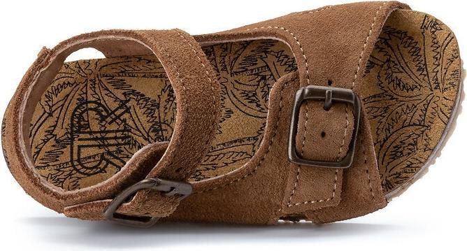Actual product image La Redoute Collections Leather sandals with buckle (20)