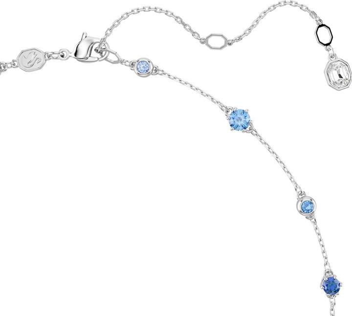 Immagine prodotto Swarovski Constella Halskette Verschiedene Schliffe Blau Rhodiniert
