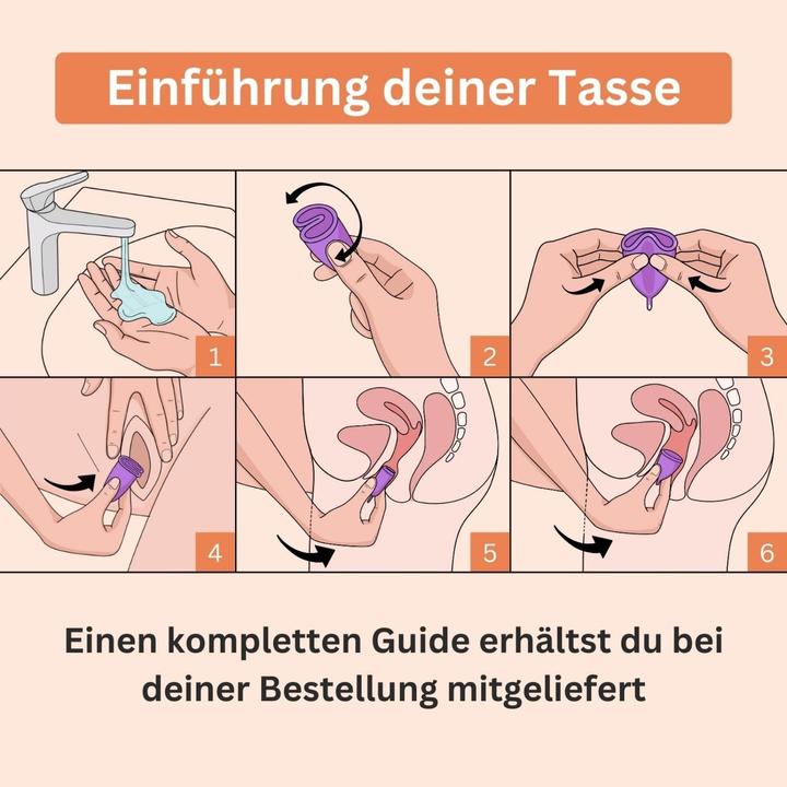 Produktbild Femora Menstruationstasse + Sterilisator Periodenbecher Menstasse (XS)