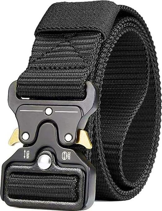 Immagine prodotto Swissdetector Cintura tattica regolabile - stile militare - sgancio rapido - Nero