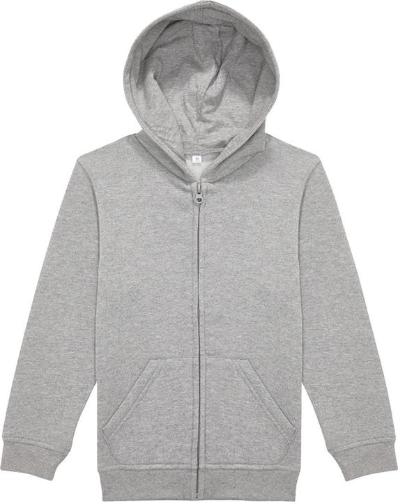 B&C ID.334 Hoodie mit durchgehendem Reissverschluss