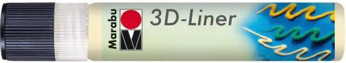 Image du produit Marabu 3D Liner 25ml jaune pastel (3D pastel yellow, 1 x)