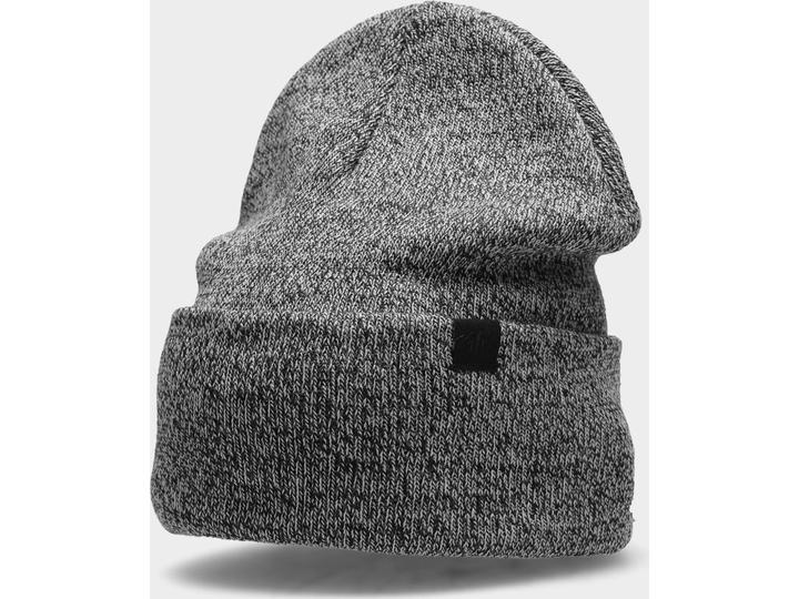 Actual product image 4F Czapka męska średni szary melanż H4Z22 CAM005 24M M