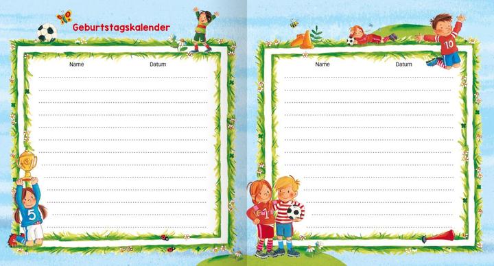 Immagine prodotto Freundebuch Kindergarten Fussball (Tedesco, Sabine Kraushaar, 2018)