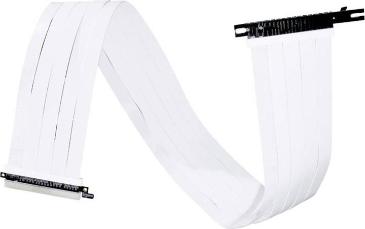 Produktbild Lian-Li PW-PCIV-4-90W PCIe 4.0 Riser Kabel - 900mm, weiss
