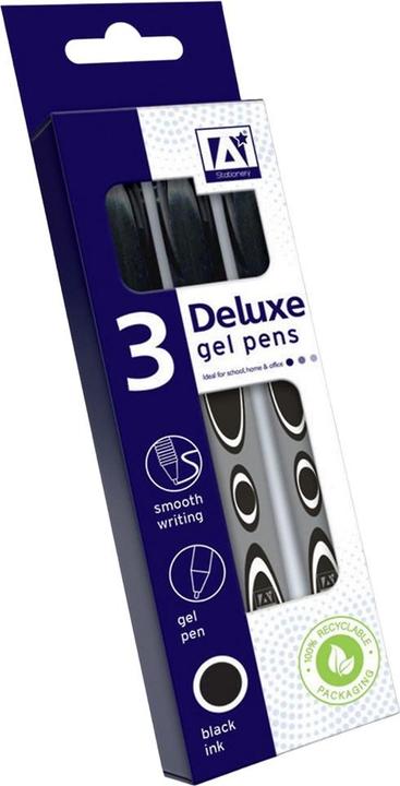 Immagine prodotto The Design Group Penna Gel Misura Confezione 3 (Nero, Bianco, Grigio, 3 x)