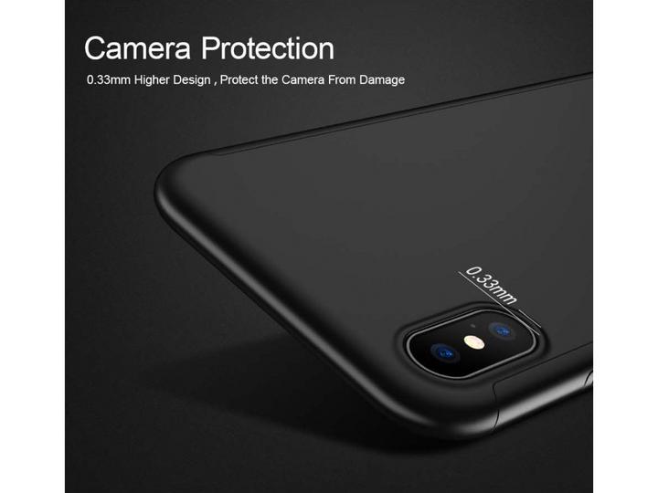 Actual product image Floveme 360 degree bulletproof glass case iPhone XS all-round protection (1 Piece, Apple iPhone XS)