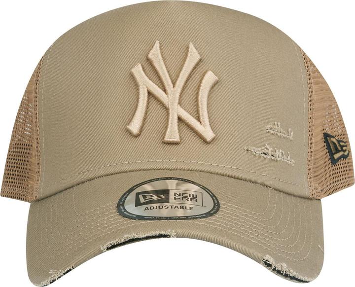 Produktbild New Era Mesh Trucker Cap DISTRESSED New York Yankees khaki