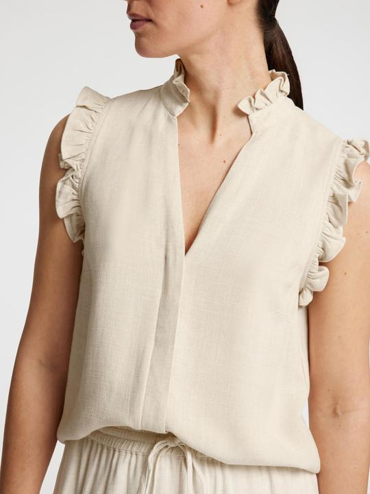 Actual product image Selected Femme Slfviva Sl Ruffle Top Noos (42)