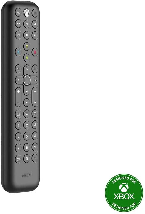 Actual product image 8bitdo Media Remote for Xbox (Long Edition, Infrared) 85FA (Device-specific remote control)