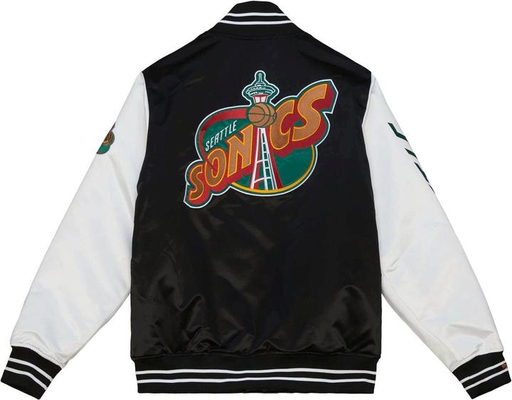 Immagine prodotto Mitchell & Ness M&N Varsity Satin VEste - NBA Seattle SuperSonics (L)
