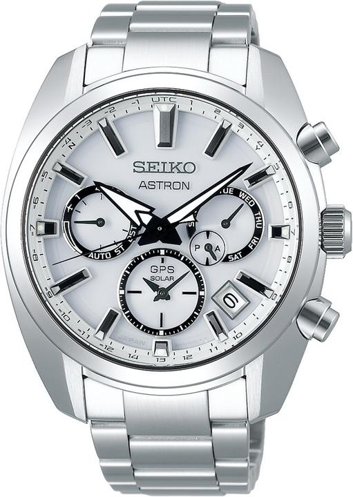 Actual product image Seiko Astron GPS Solar Dual Time (Digital watch, Hybrid watch, Analogue wristwatch, 43 mm)