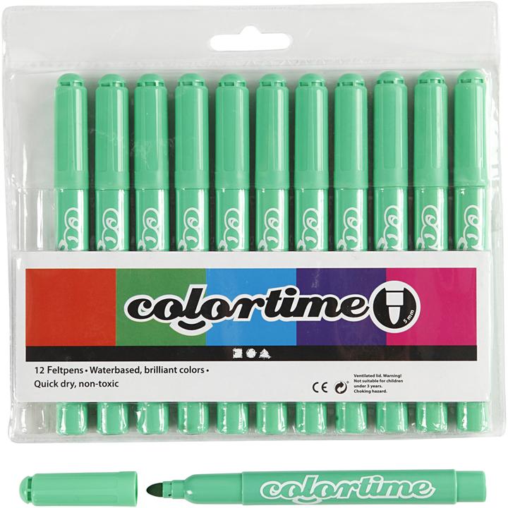 Actual product image Creativ Company Light-sized jumbo pens, 12pcs. (Light green, 5 mm, 12 x)