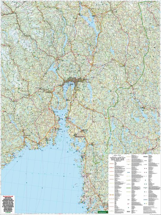 Image du produit Norvège Sud, carte routière et de loisirs 1:250.000, freytag & berndt (freytag & berndt, Allemand, Espagnol, Français, Norvégien, Tchèque, Néerlandais, Hongrois, Italien, Anglais, Slovaque)