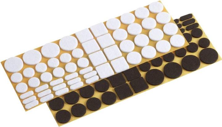 Metafranc Felt glider assortment self-adhesive, 110 pieces (Felt gliders, 110 Piece)