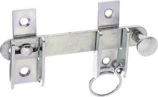 Alberts Knock-in shutter with arresting device 120 x 20 mm, galvanised yellow (20 pcs.)