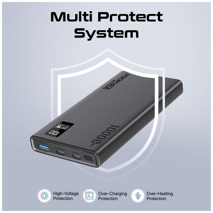 Actual product image ProMate Bolt-10PD Powerbank 10000mAh (10000 mAh, 20 W, 37 Wh)