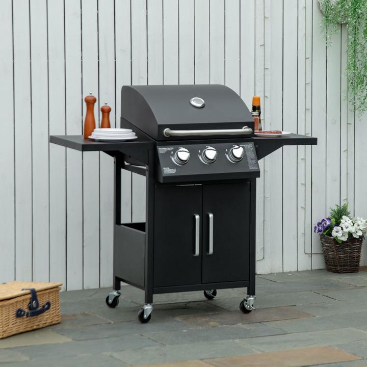 Produktbild Outsunny Gasgrill mit Rädern