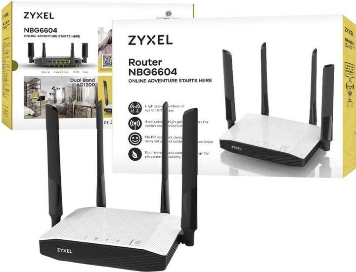 Image du produit Zyxel NBG6604 AC1200 Routeur sans fil bi-bande